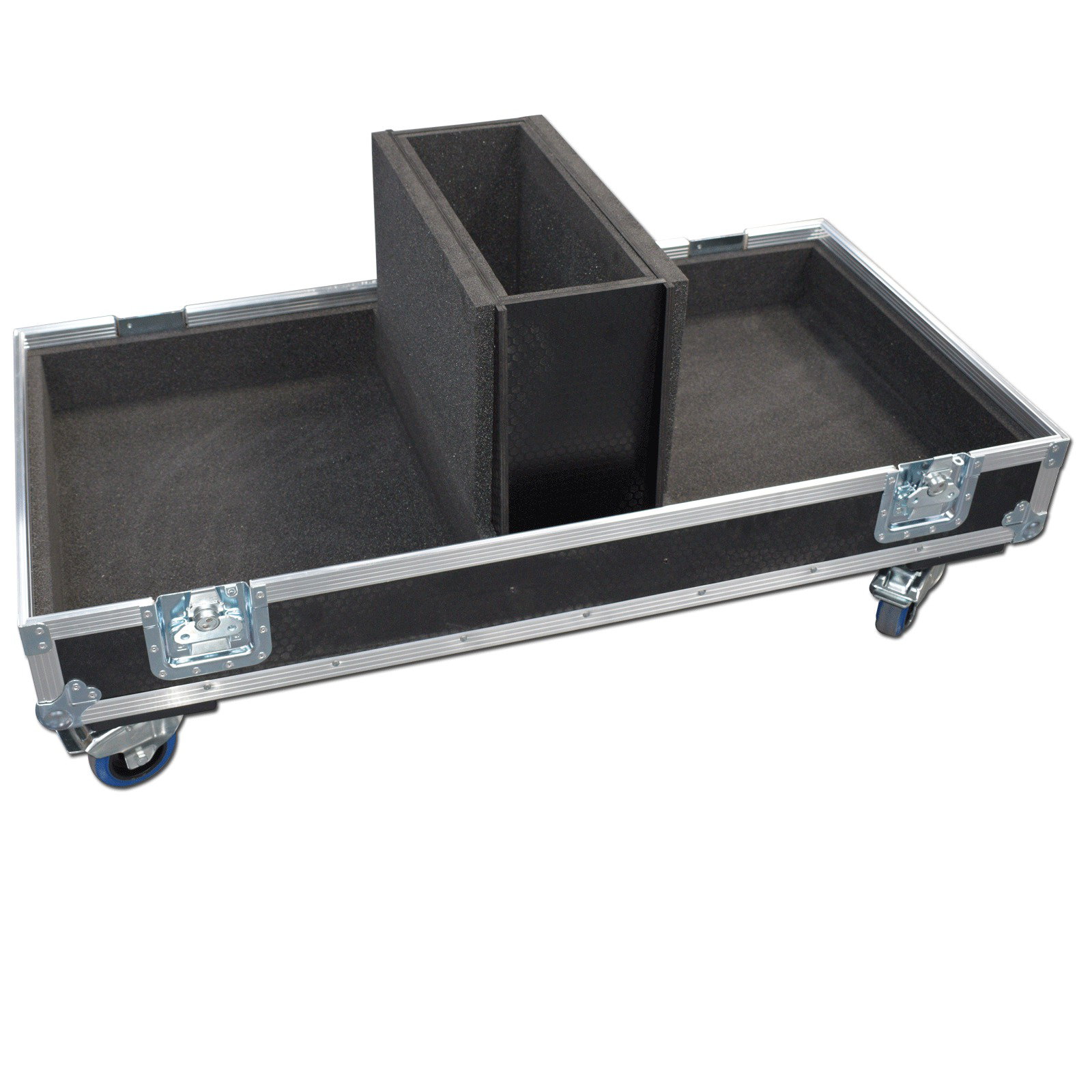 Twin Speaker Flightcase for KV2 Audio ESD12 With 150mm Storage Compartment 